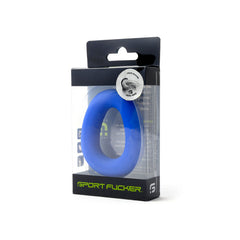 Sport Fucker Hero Ring Cock Ring - Blue