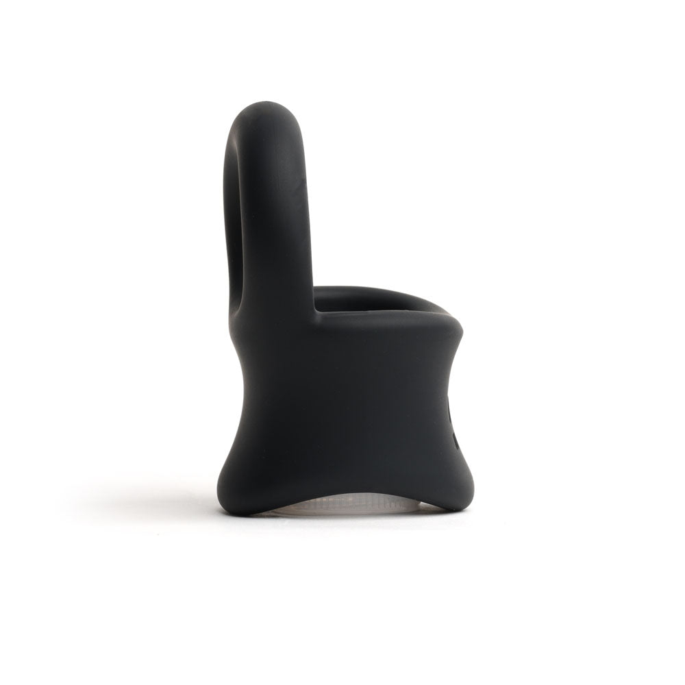 Sport Fucker Baller Black Silicone Cock Ring