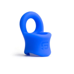 Sport Fucker Baller Silicone Cock Ring - Blue