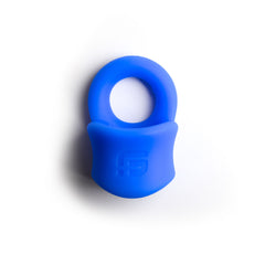 Sport Fucker Baller Silicone Cock Ring - Blue