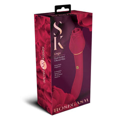 Secret Kisses ROSEGASM LINGO Vibrating Clit Stimulator