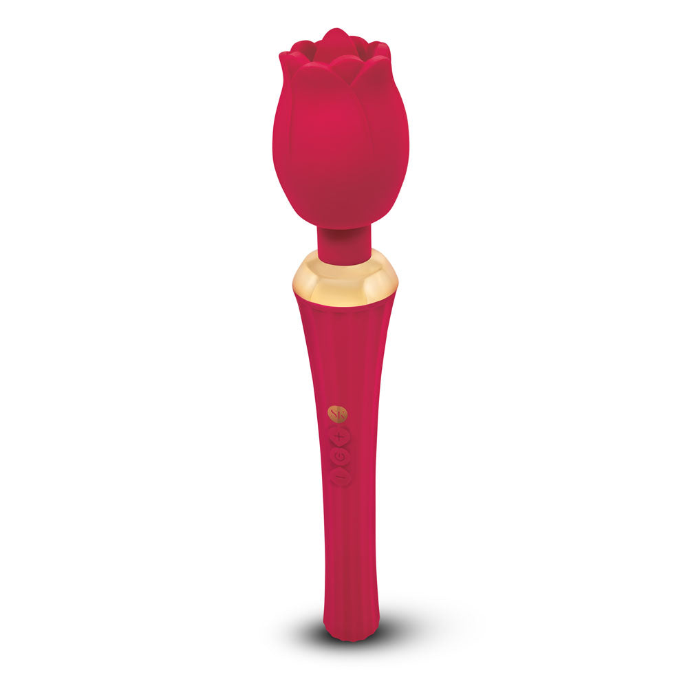 Secret Kisses Rosegasm Rose Wand Vibrator