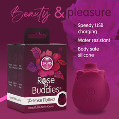 Skins Rose Buddies - The Rose Flutterz Vibrator