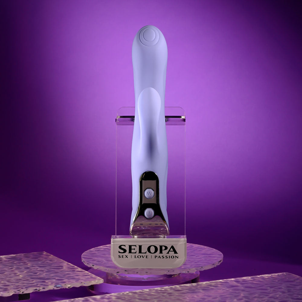 Evolved LAVENDER LOVE Rabbit Vibrator - Purple 23.3 cm USB Rechargeable