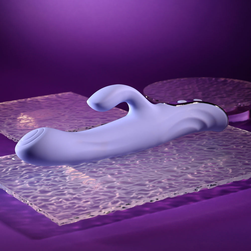 Evolved LAVENDER LOVE Rabbit Vibrator - Purple 23.3 cm USB Rechargeable