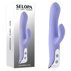 Evolved LAVENDER LOVE Rabbit Vibrator - Purple 23.3 cm USB Rechargeable