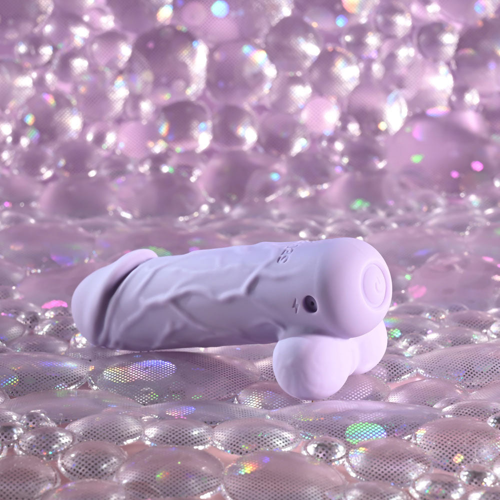 Selopa BALLSY BULLET VIBRATOR - Purple 9.2 cm USB Rechargeable Bullet