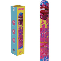S-LINE Kaotix Pop Art - Pink 17.8 cm USB Rechargeable Vibrator