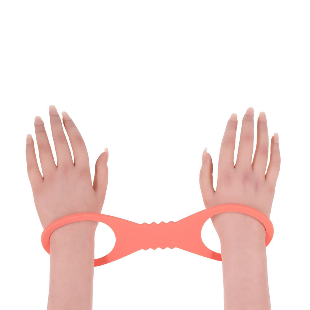 Sex & Mischief Peaches n CreaMe Large Silicone Cuffs Restraints