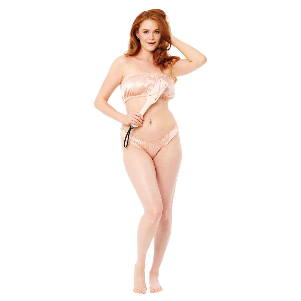 Sex & Mischief Peaches n CreaMe Chain Impressions - Peach Spanking Paddle