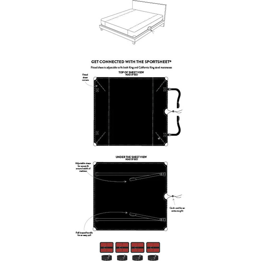 The Sportsheet Bondage Restraints - King sized