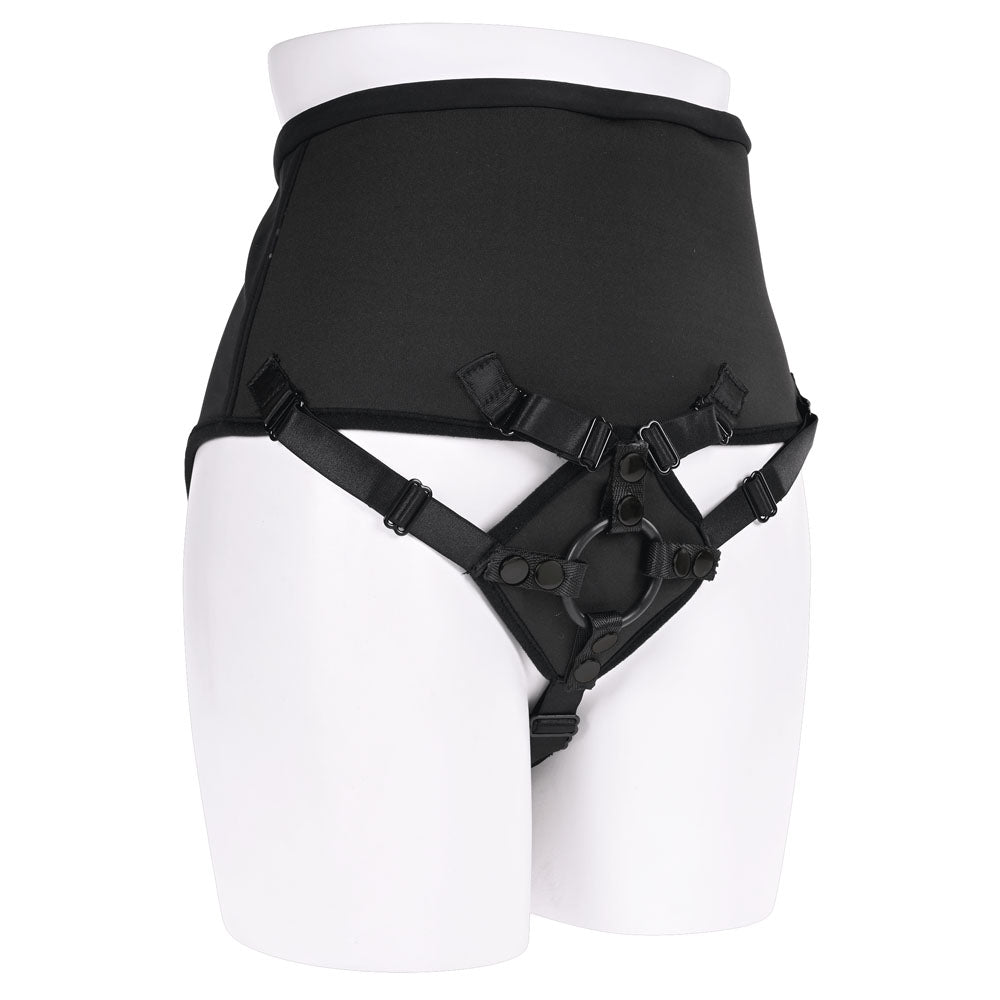 SPORTSHEETS High Waisted Corset Strap-On Harness