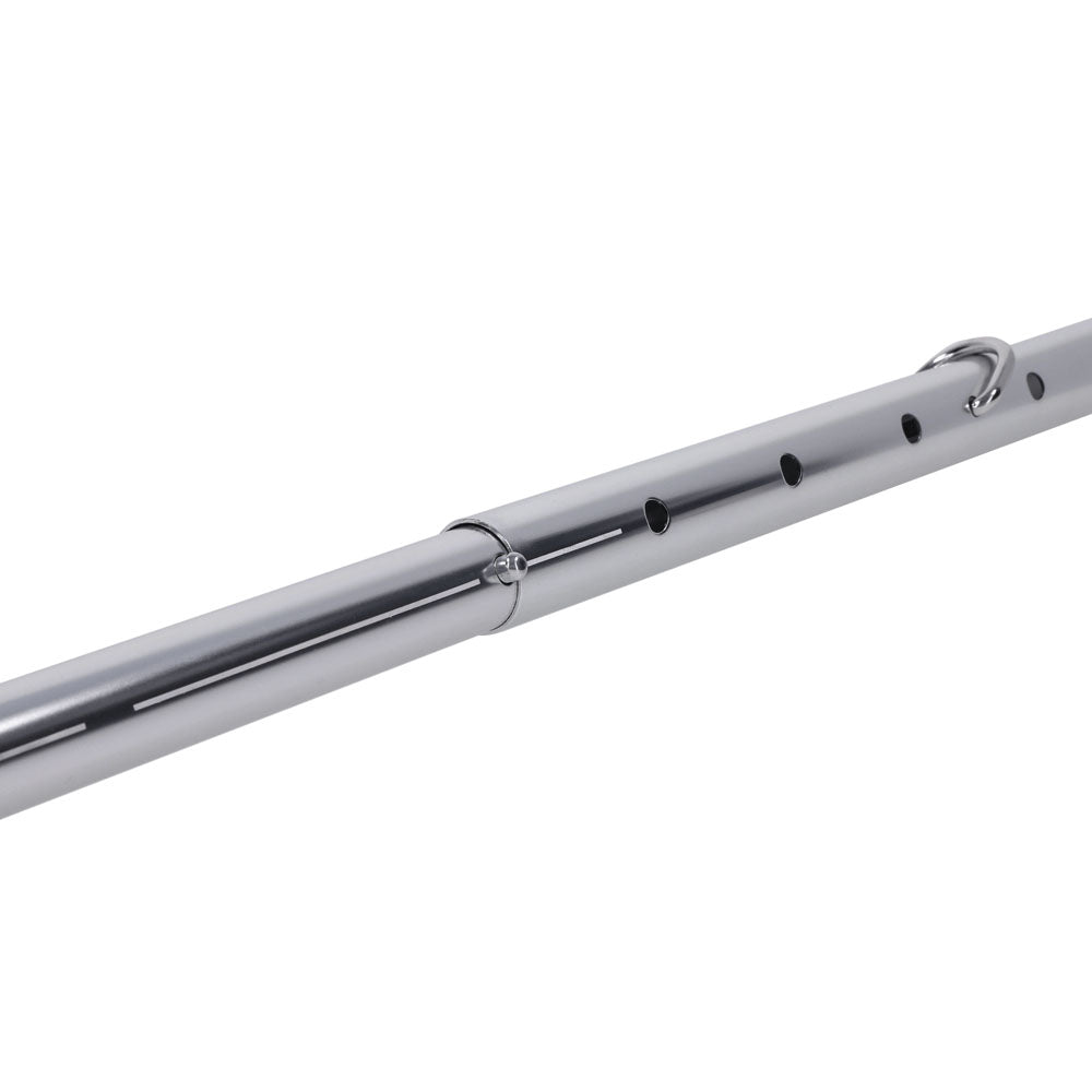SPORTSHEETS Signature Adjustable Spreader Bar - Silver Metal Adjustable Spreader Bar (No Cuffs Included)