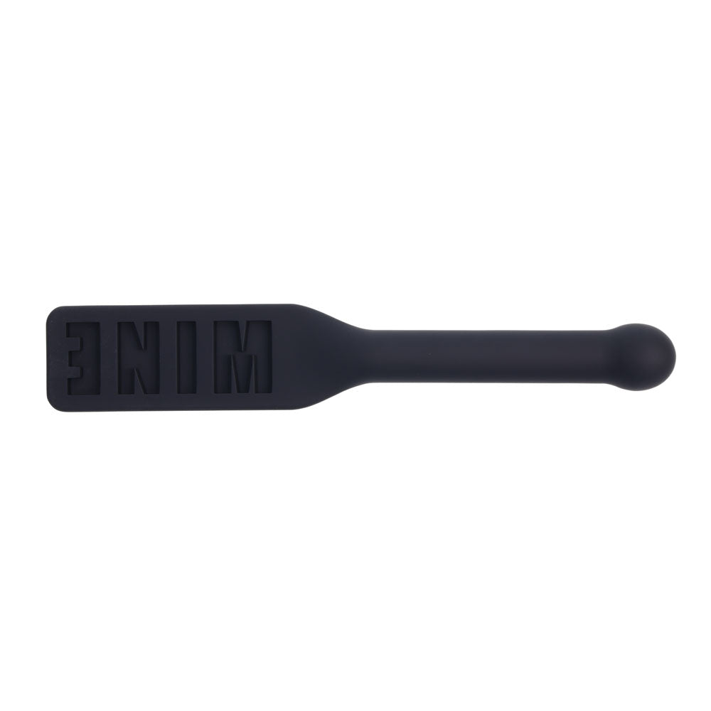 EDGE MINE Silicone Spanking Paddle - Black