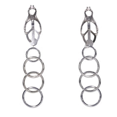 EDGE Tuggable Clover Clamps - Metal Nipple Restraints