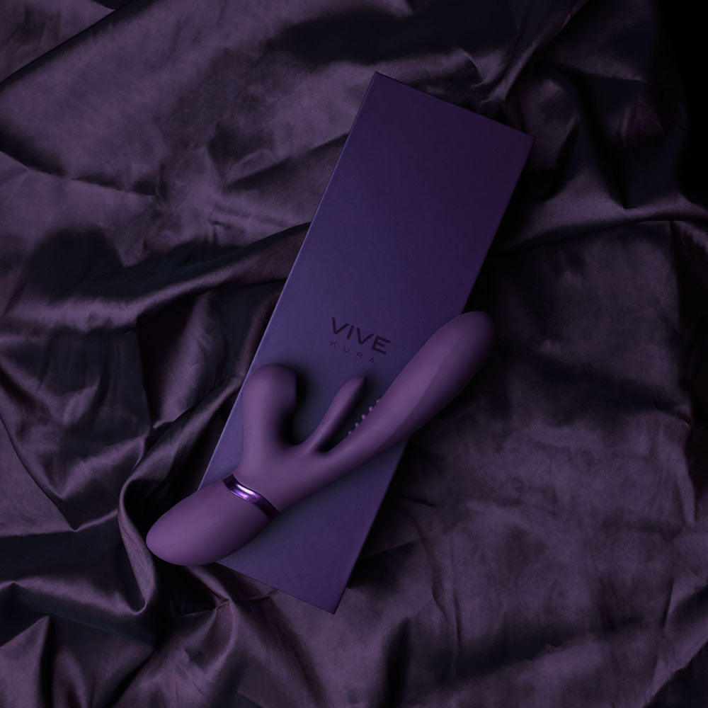 VIVE Ena G-spot Rabbit Vibrator - Purple