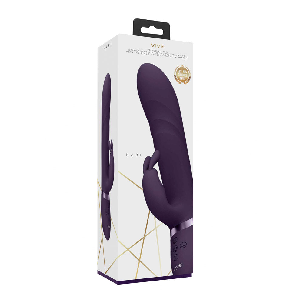 VIVE Nari G-spot Rabbit Vibrator - Purple