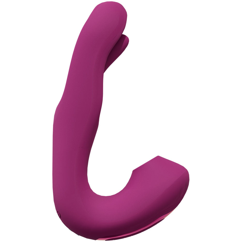 VIVE Yuna Flapping Tongue Suction Vibrator - Pink