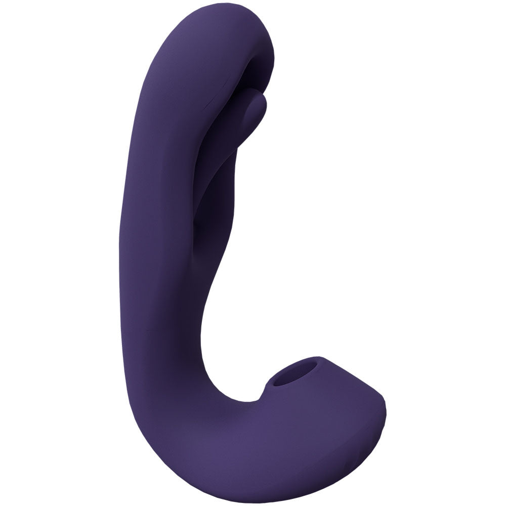 VIVE Yuna Flapping Tongue Suction Vibrator  - Purple