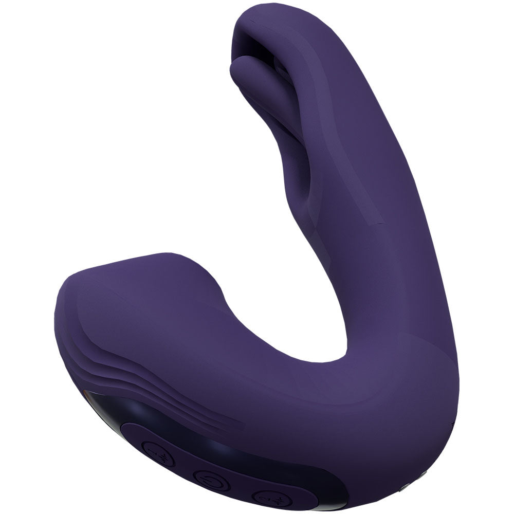 VIVE Yuna Flapping Tongue Suction Vibrator  - Purple