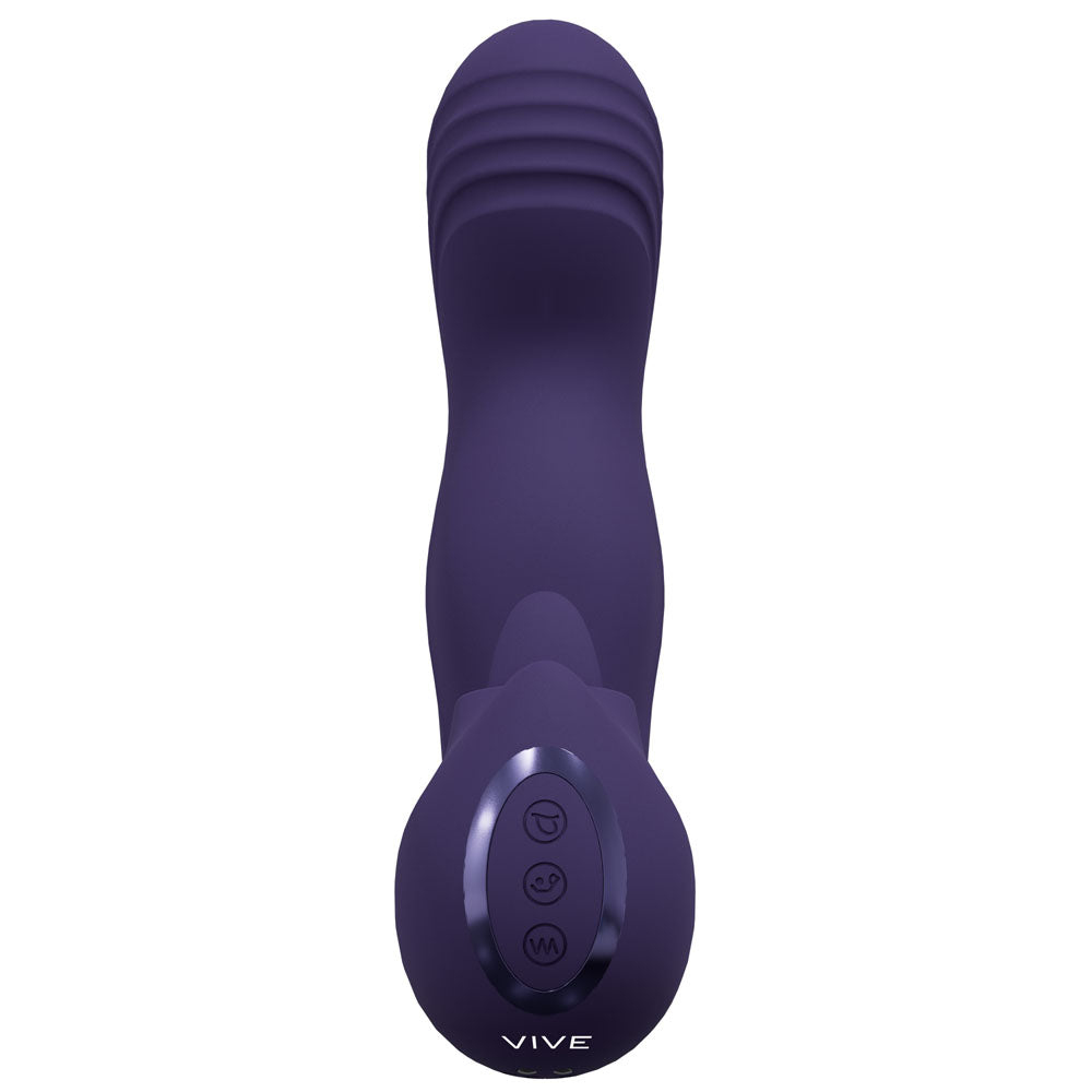 VIVE Yumi Triple Action G-Spot Vibrator- Purple LP