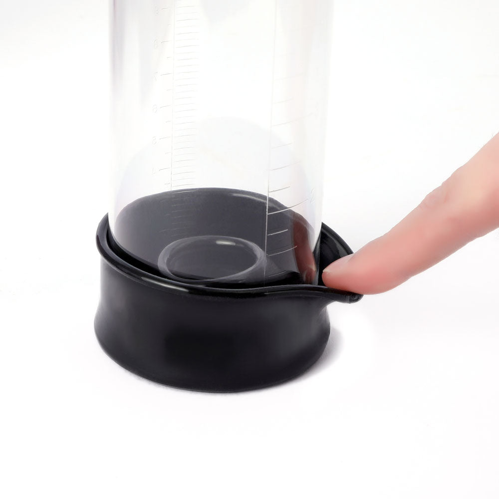 LuvPump ProXtra Professional Power Penis Pump - Clear with Pressure Gauge
