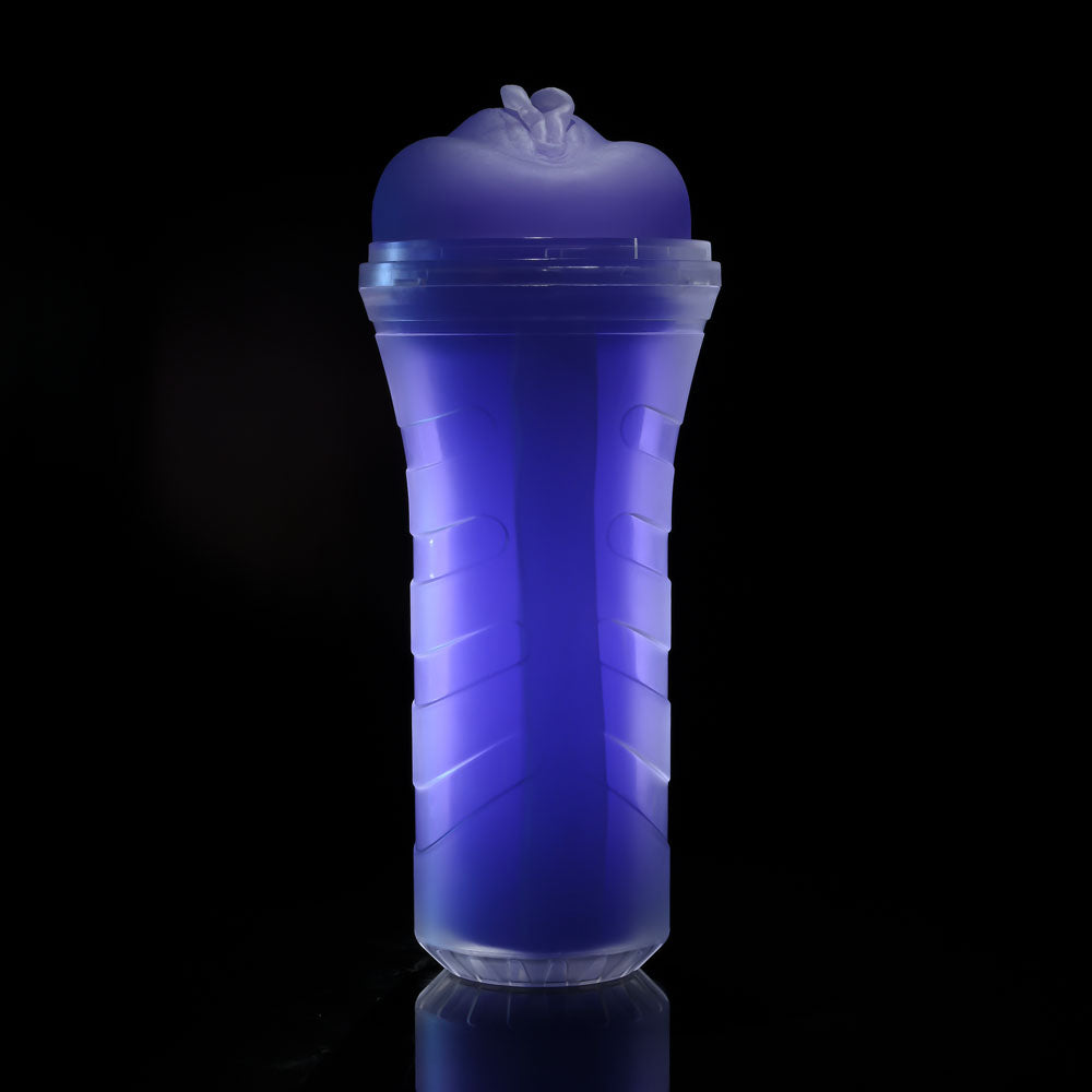 Zero Tolerance POP ON THE GLOW - Glow in Dark Purple Vagina Stroker Masturbator