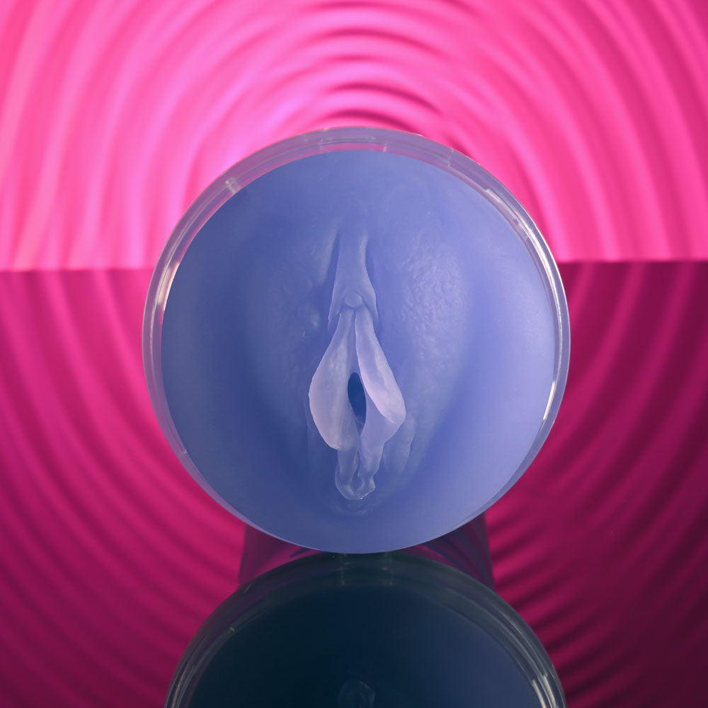 Zero Tolerance POP ON THE GLOW - Glow in Dark Purple Vagina Stroker Masturbator