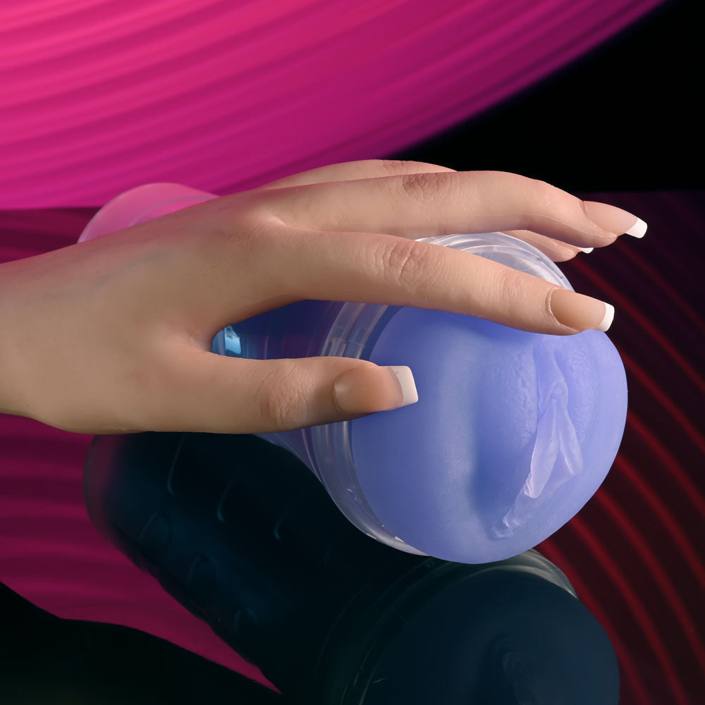 Zero Tolerance POP ON THE GLOW - Glow in Dark Purple Vagina Stroker Masturbator