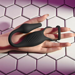 Zero Tolerance PLUG & TUG Vibrating Butt Plug and Penis Ring