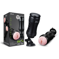 Zolo Solo Flesh - Flesh Vagina Stroker Masturbator with Suction Base