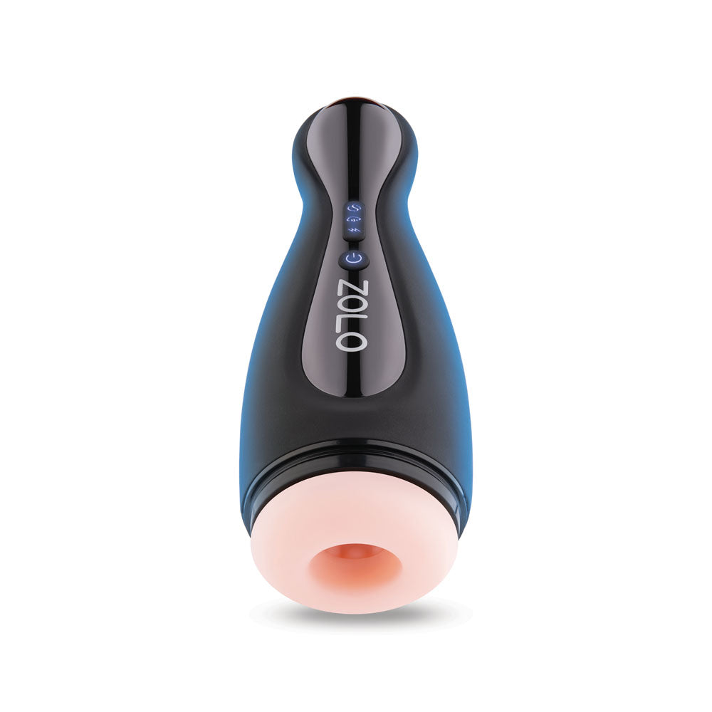 Zolo Blowpin - Auto Sucking and Vibrating Masturbator Flesh USB Rechargeable