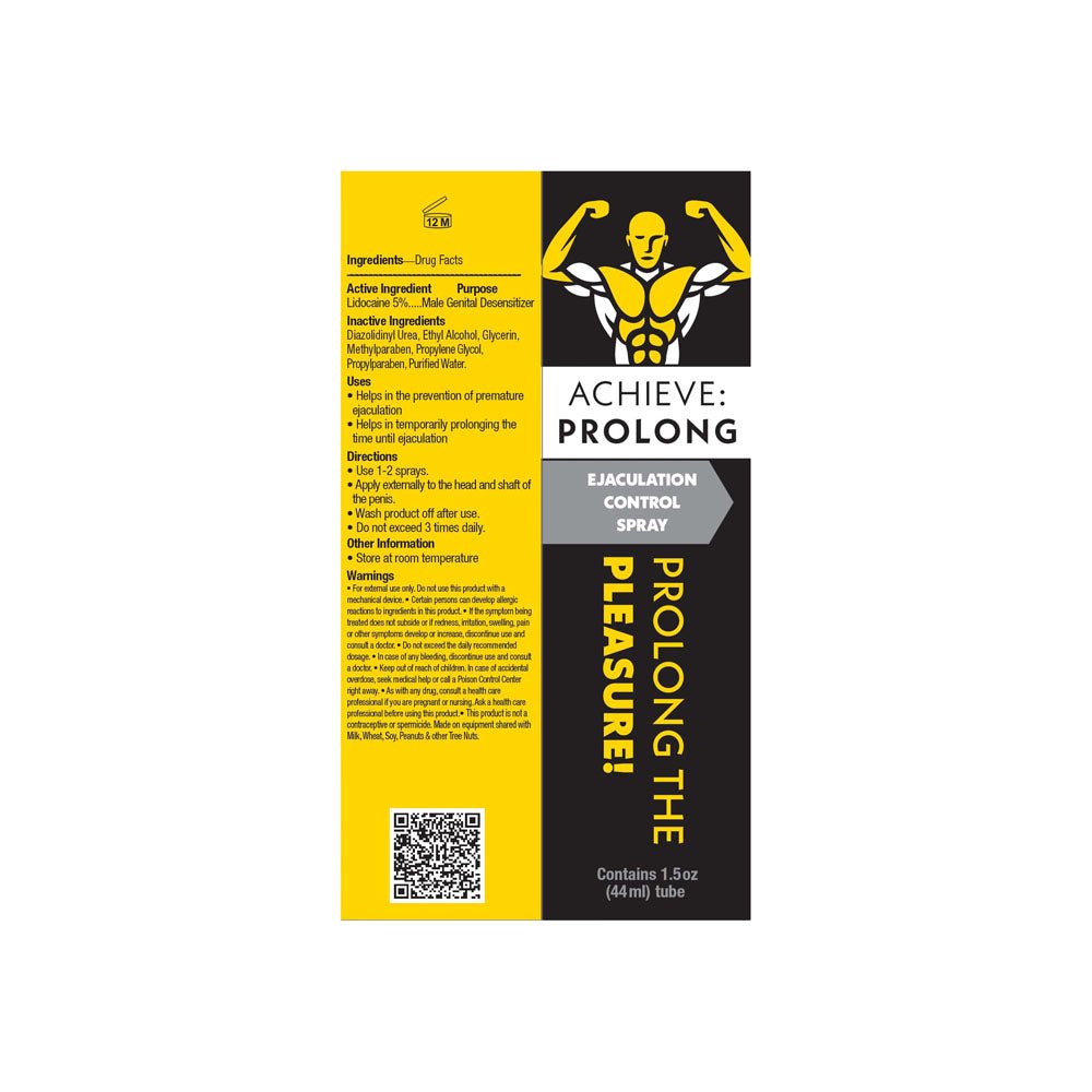 Achieve: Prolong Erection Spray - ENHANCERS - Mr and Mrs D's