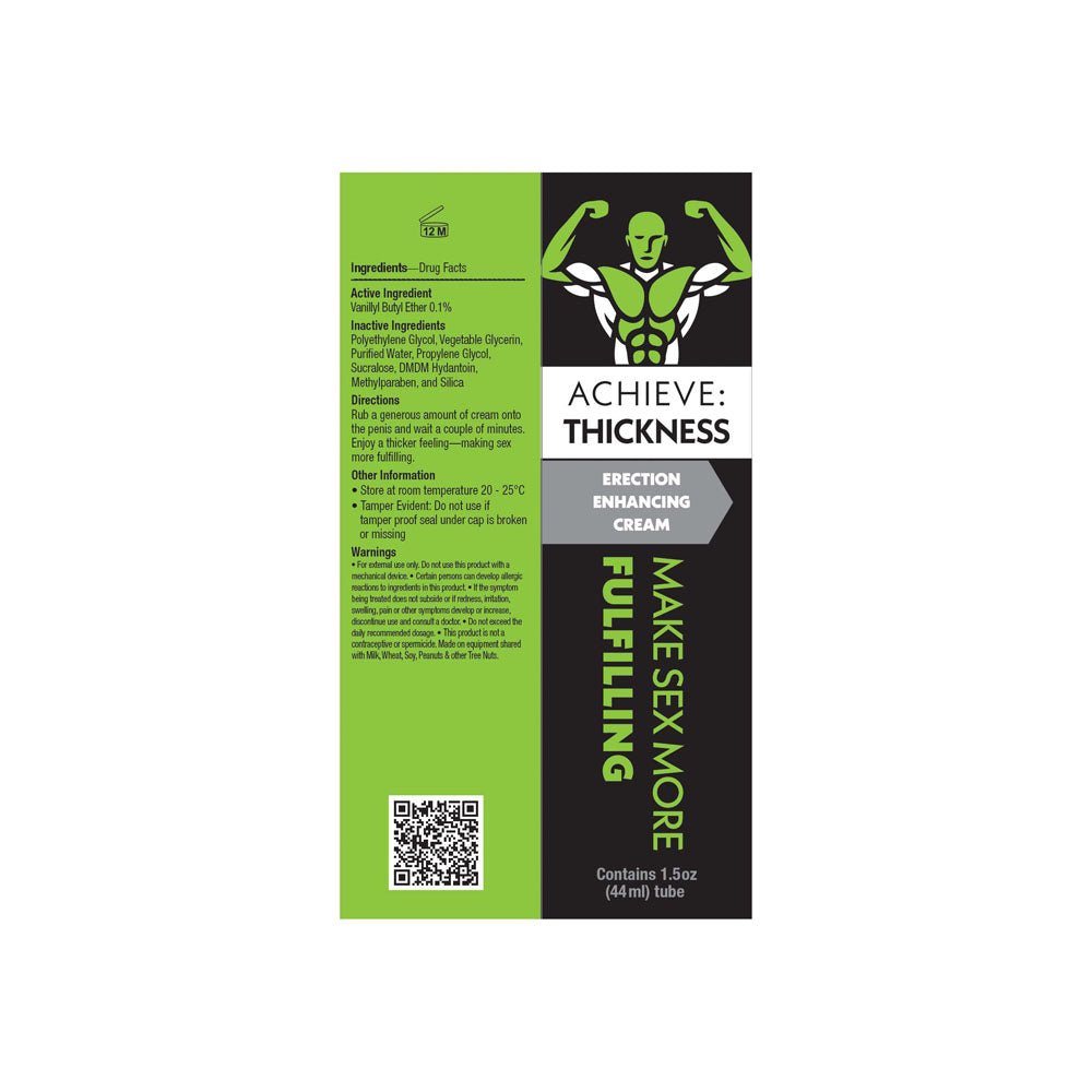 Achieve: Thickness Erection Enhancing Cream - ENHANCERS - Mr and Mrs D's