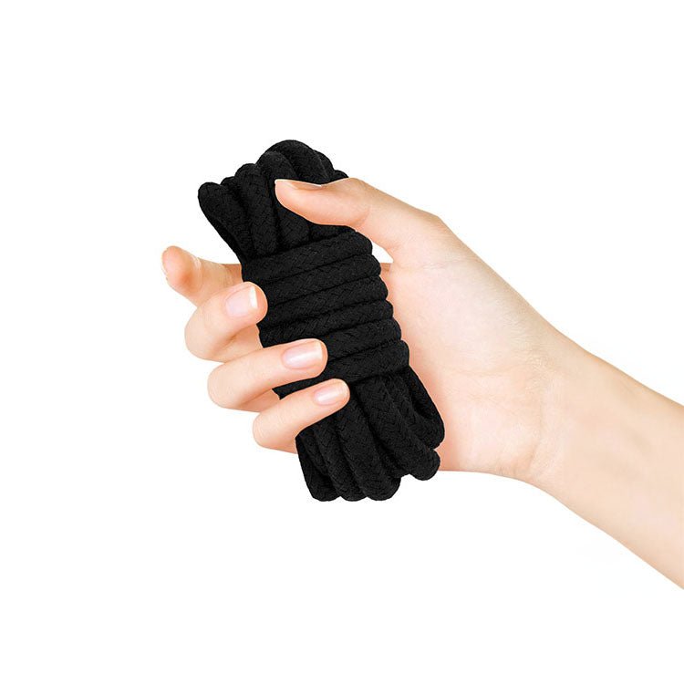 Adam & Eve BONDAGE ROPE - 3 metre (10 feet) - Black - BONDAGE - TOYS - Mr and Mrs D's