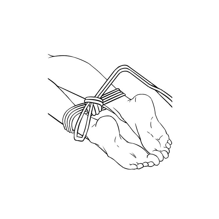 Adam & Eve BONDAGE ROPE - 4.5 metre (15 feet) - Black - BONDAGE - TOYS - Mr and Mrs D's