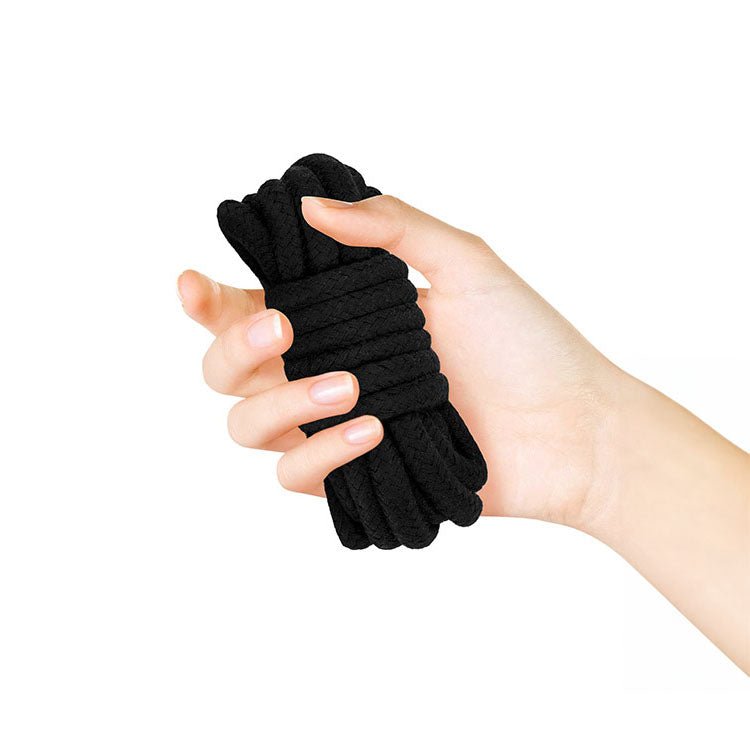 Adam & Eve BONDAGE ROPE - 4.5 metre (15 feet) - Black - BONDAGE - TOYS - Mr and Mrs D's