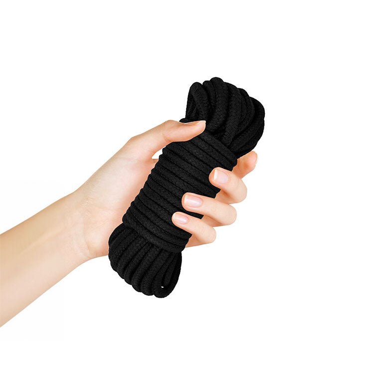 Adam & Eve BONDAGE ROPE - 9 metre (30 feet) - Black - BONDAGE - TOYS - Mr and Mrs D's