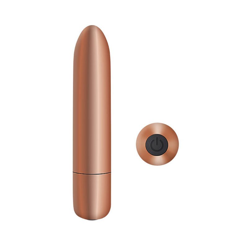 Adam & Eve COPPER CUTIE Rechargeable Bullet Vibrator - Copper 10 cm - BULLETS & EGGS - Mr and Mrs D's