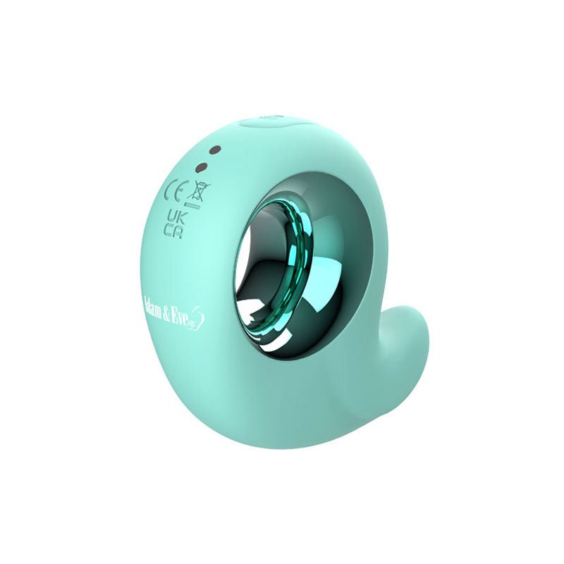 Adam & Eve CURVY CUTIE PLEASURE COMBO - Teal USB Rechargeable Tapping Stimulator - STIMULATORS - Mr and Mrs D's