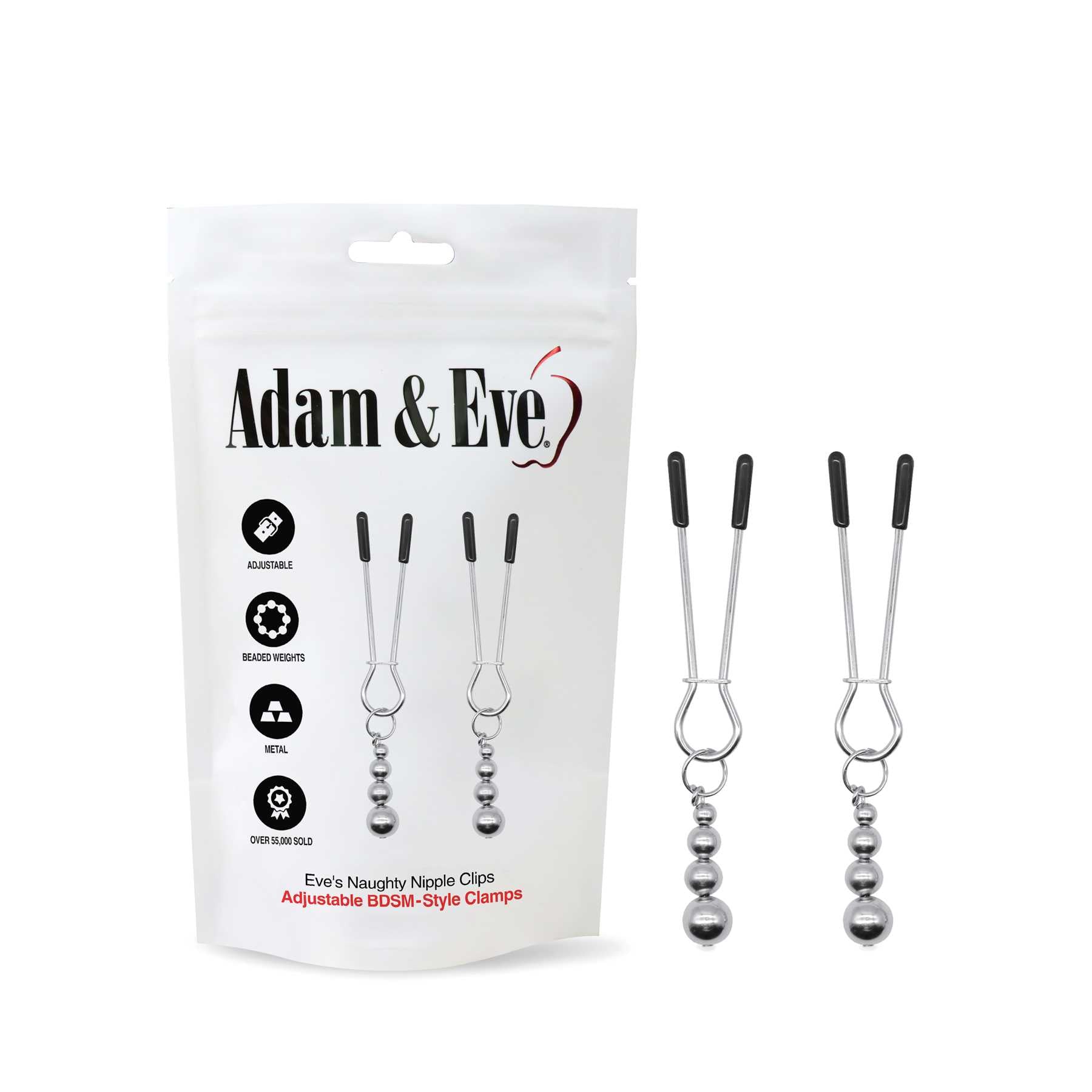 Adam & Eve Eve's Naughty Nipple Clips - Mr and Mrs D's
