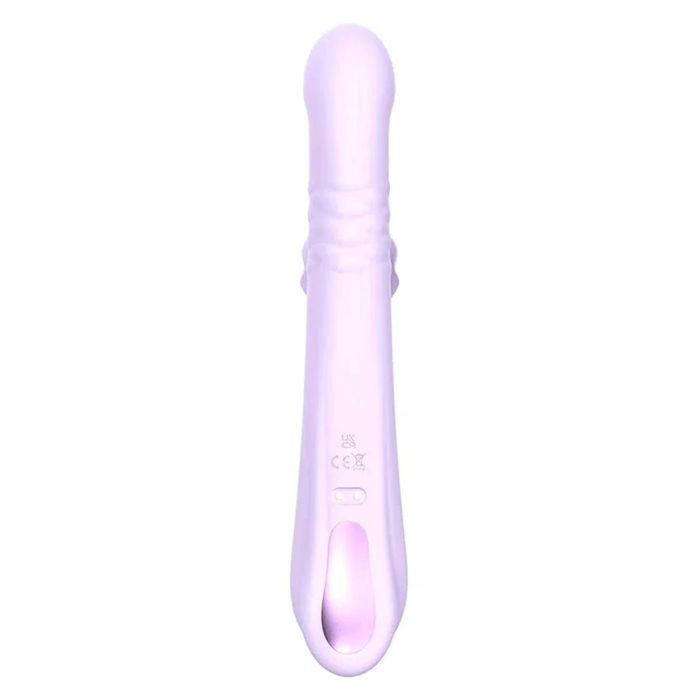 Adam & Eve EVES THROBBER Pulsating Rabbit Vibrator - Lilac 25.4 cm USB Rechargeable - VIBRATORS - Mr and Mrs D's