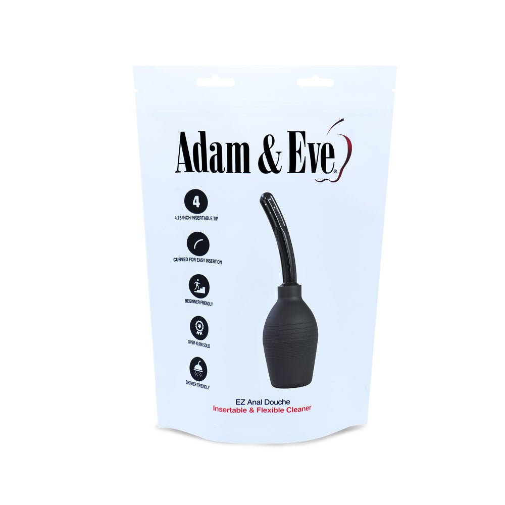 Adam & Eve Ez Anal Douche - Black - HEALTH CARE - Mr and Mrs D's
