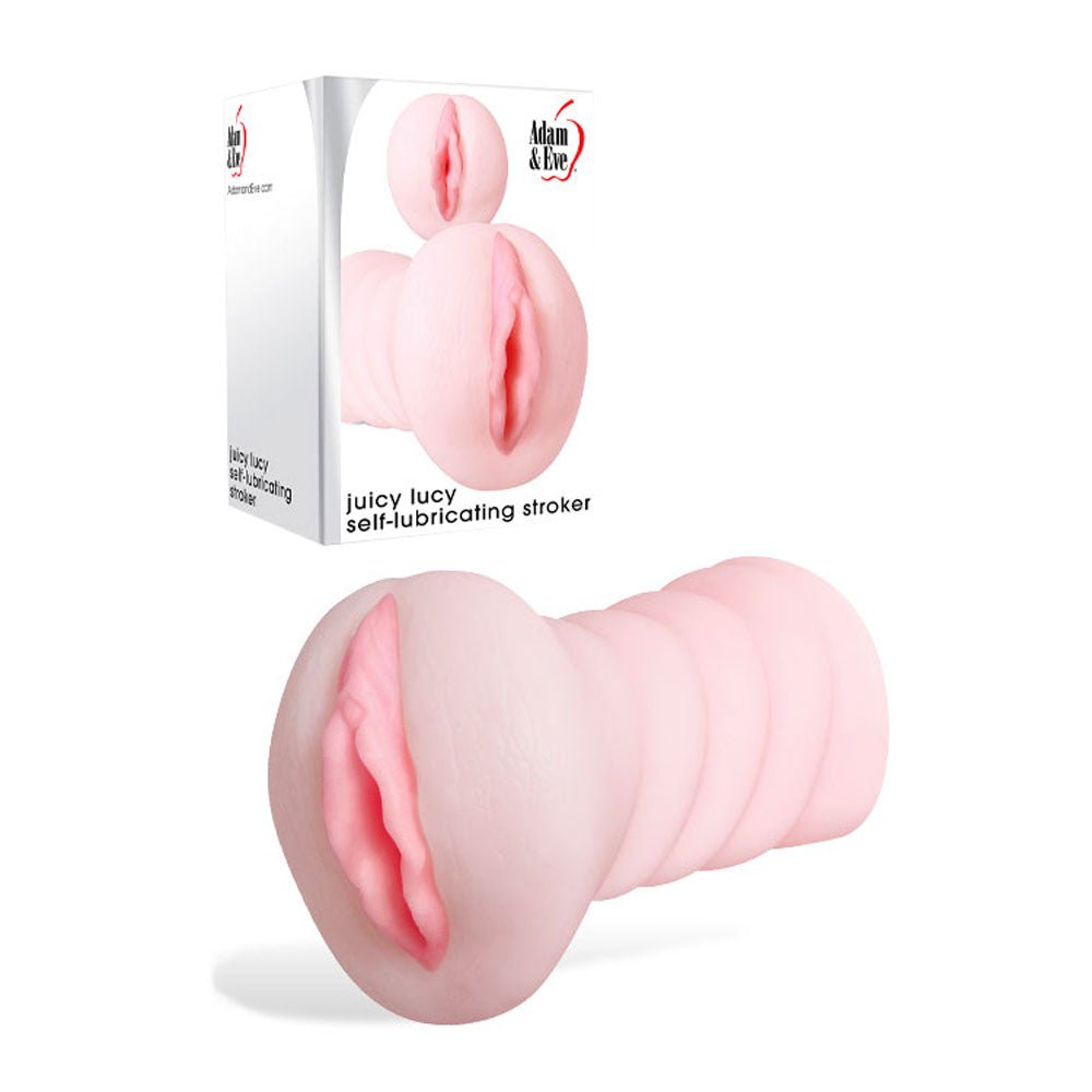 Adam & Eve JUICY LUCY - Flesh Self Lubricating Vagina Stroker Masturbator - MASTURBATORS - Mr and Mrs D's