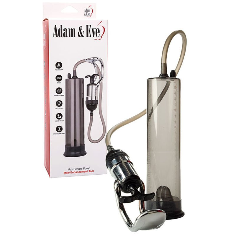 Adam & Eve MAX RESULTS Pump - Clear Penis Pump - PUMPS - Mr and Mrs D's