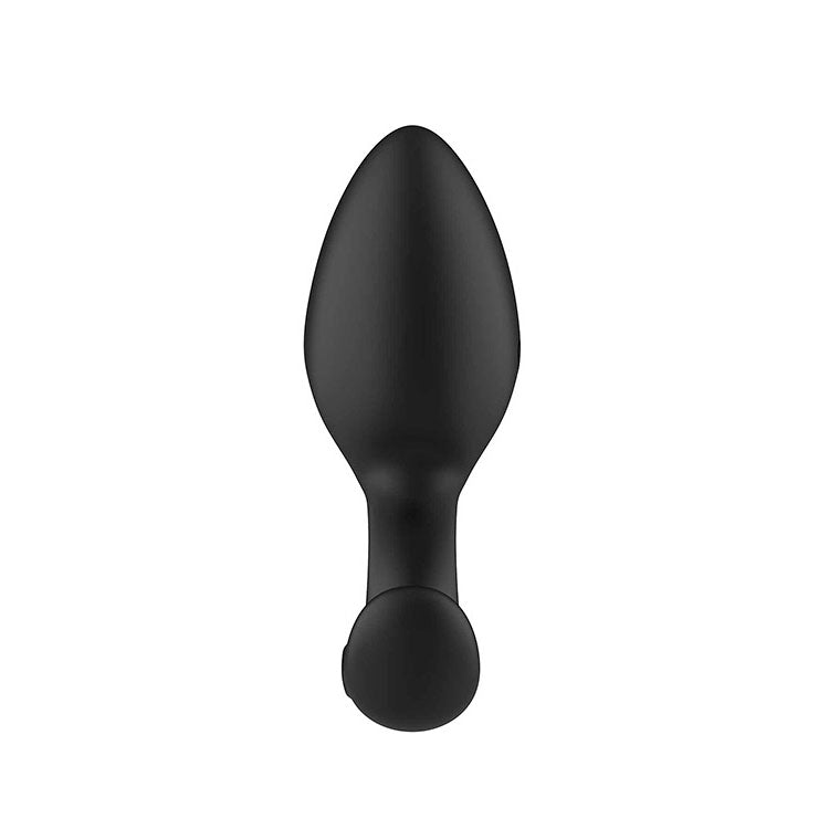 Adam & Eve OMEGA Vibrating Plug - Black 10 cm USB Rechargeable Vibrating Butt Plug with Remote - ANAL TOYS - Mr and Mrs D's