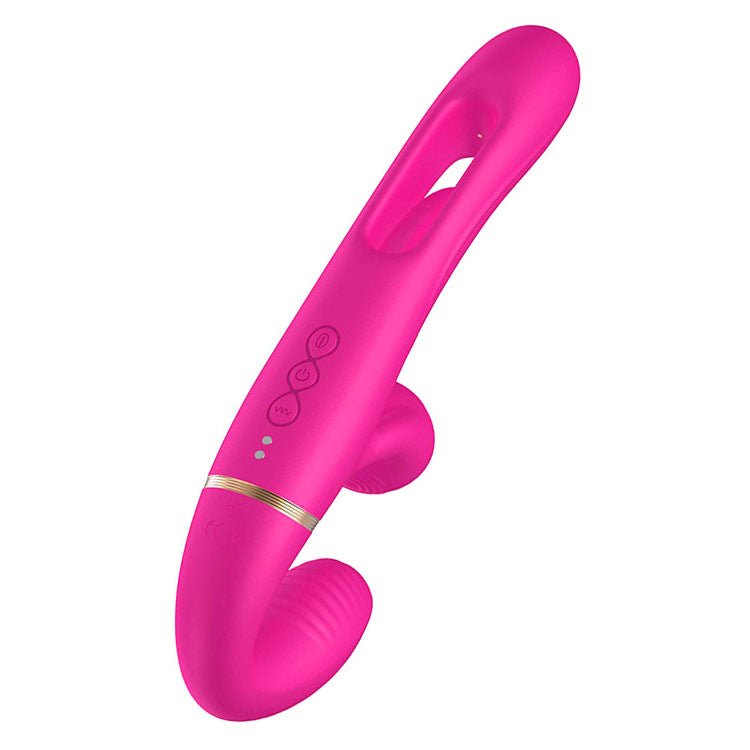 Adam & Eve ORGAZ - OHH - MATIC - Pink 23.5 cm USB Rechargeable Strapless Strap - On with Remote - Mr and Mrs D's