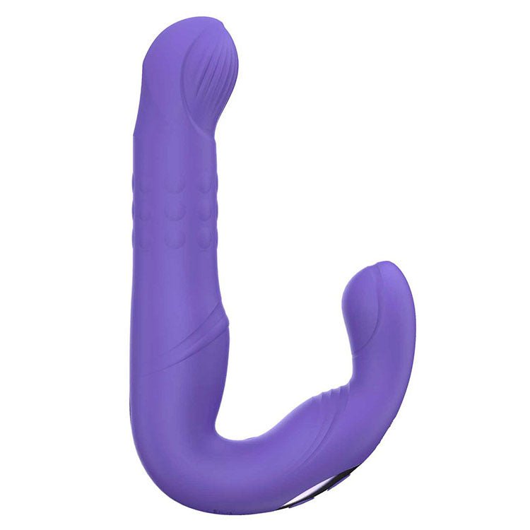 Adam & Eve P - SPOT MILKER Curling & Pulsating Prostate Massager - Purple USB Rechargeable - Mr and Mrs D's