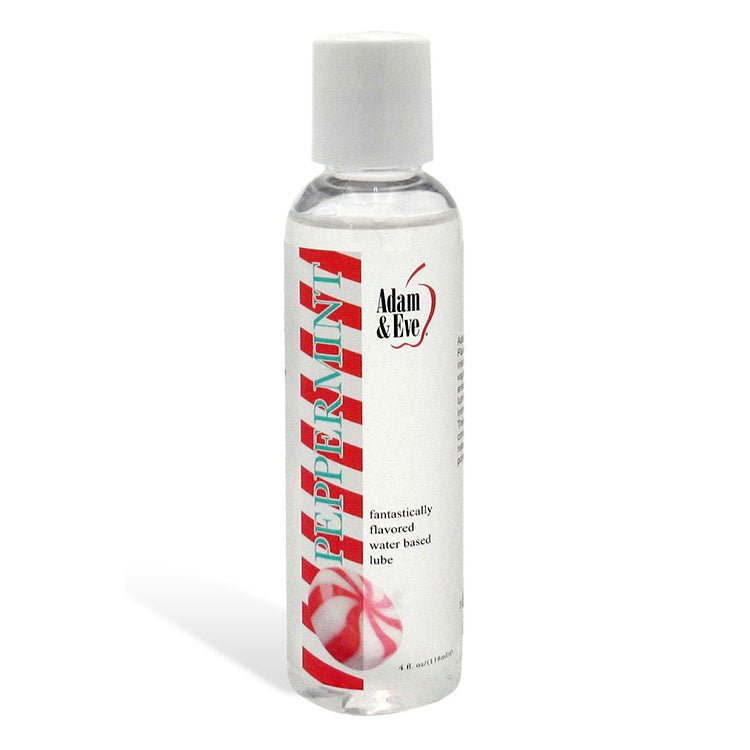 Adam & Eve PEPPERMINT Flavoured Water Based Lubricant - 118 ml Bottle - LOTIONS & LUBES - Mr and Mrs D's
