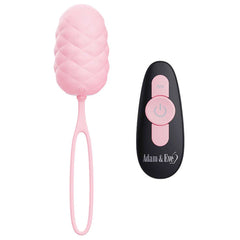 Adam & Eve PILLOW TALK EGG - Pink USB Rechargeable Vibrating Egg with Wireless Remote Control - BULLETS & EGGS - Mr and Mrs D's